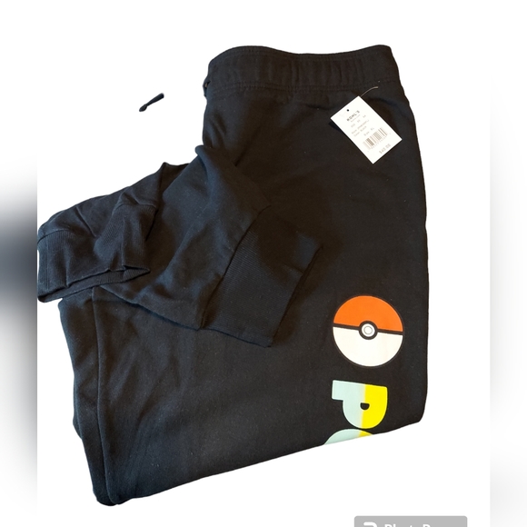 Pokémon Black Sweatpants Men's Size XL NWT - Picture 3 of 6